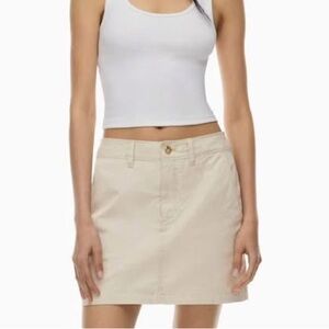 Aritzia TNA Cream skirt